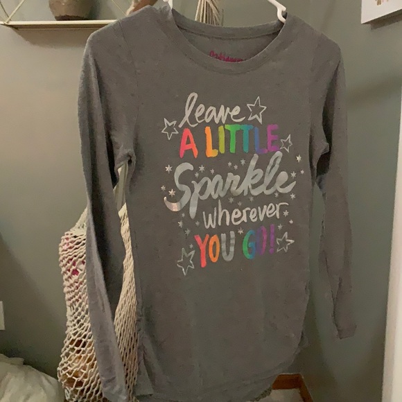 GIRLS PJ SHIRT SIZE LARGE HANES - Picture 1 of 1